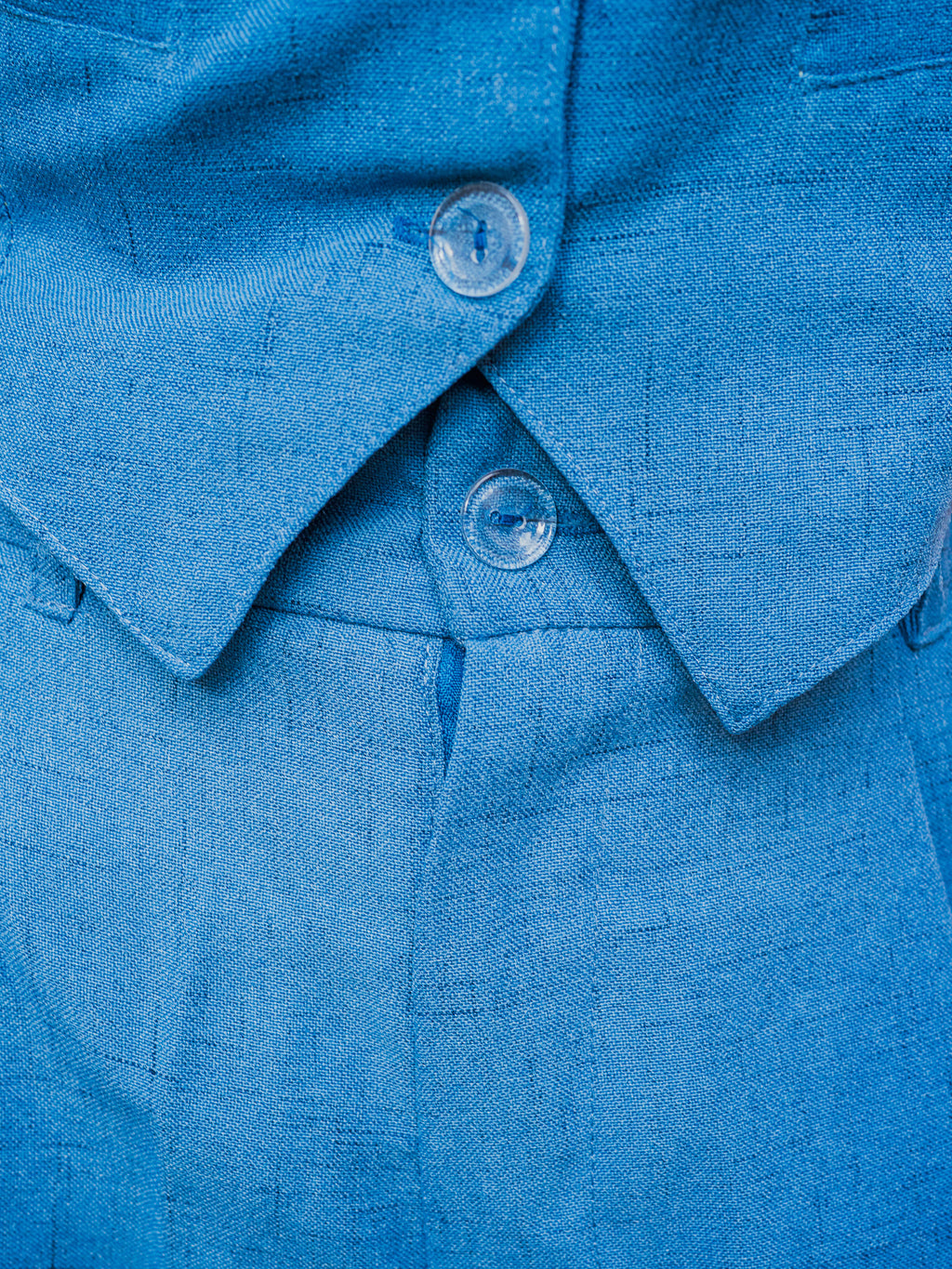 Tailored Linen Ensemble Blue